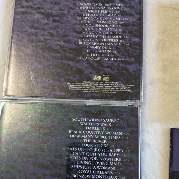 Vintage Led Zeppelin Box CD Set - 2 Disc Set Released in 1993 - Picture 7 of 11